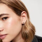 Tubular shape stud earrings